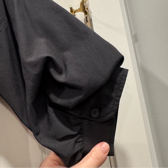 Brochu Walker The Kate Shirt Black Small Minimalist Quiet Luxury Old Money Work - Picture 16 of 16